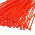 thumbnail image 3 of 4-Inch 0.09-Inch Red Nylon Cable Ties Self-Locking Zip Ties 100 Pack, 3 of 5