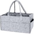 thumbnail image 1 of Nappy Caddy Foldable Baby Diaper Caddy Organiser, Portable Nursery Storage Basket Bin with Changeable Compartments, 1 of 5