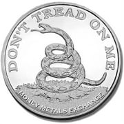 Money Metals Mint Don't Tread On Me / Tea Party 1 Oz Bullion Silver Round