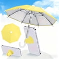 thumbnail image 5 of Yellow Suction Cup Phone Sun Shade Umbrella, UV Block & Anti-Glare Waterproof Cover, Adjustable Angle Phone Shield for Outdoor Live Streaming, Selfies & Video Calls, 5 of 6