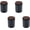 Round Black 1.57"x2", variant on 1.18" Self Adhesive Bed and Furniture Risers,Steel Bed Risers to Heavy Furniture or Beds Chair Table Riser,Round Black 60x30mm(WH)