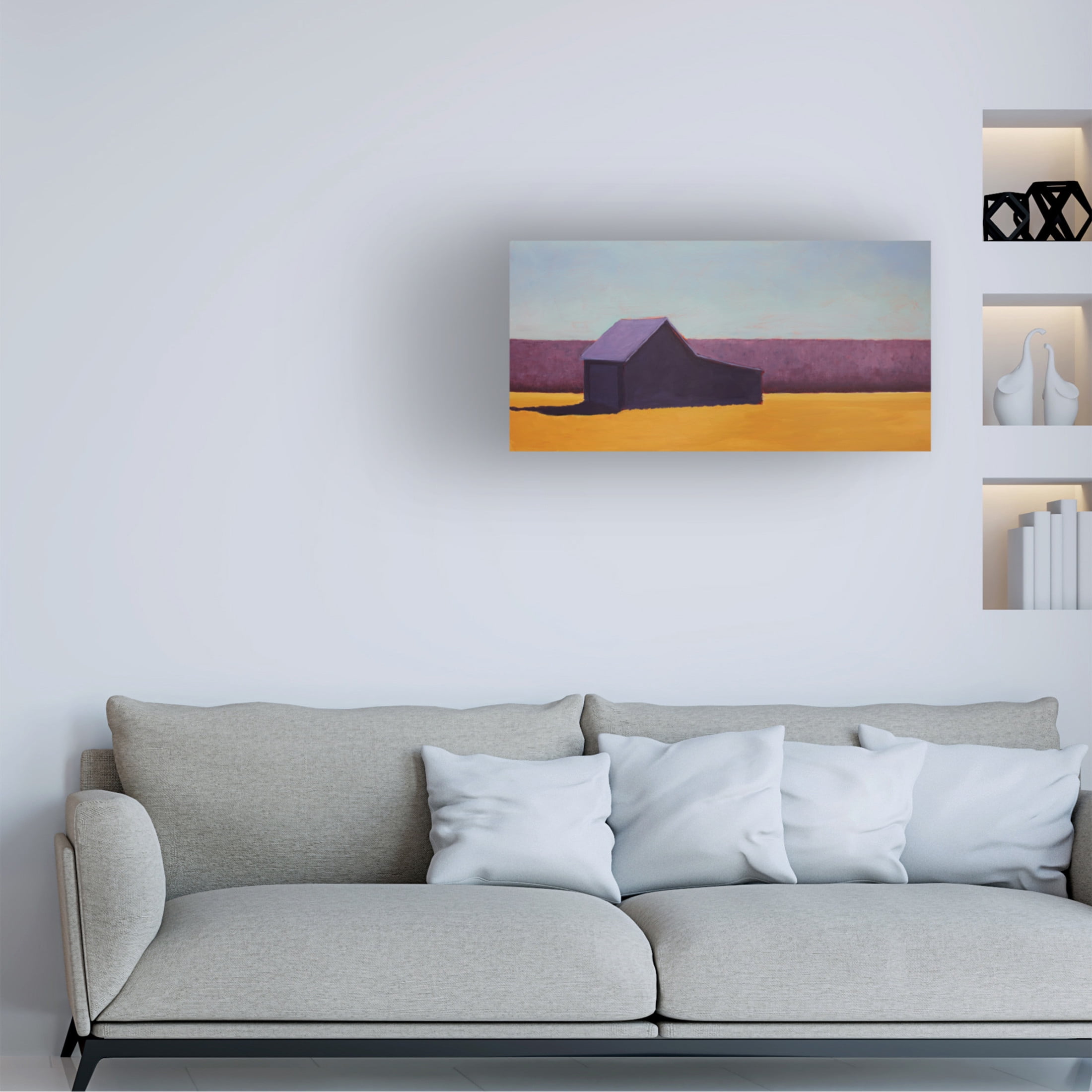 Trademark Fine Art Carol Young Barn on the Range II Canvas Wall Art