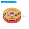 thumbnail image 2 of Unique Bargains 50 Yards x 1' Christmas Striped Ribbon, Rose Red and White Ribbon Candy Cane Ribbon Roll Wrapping Ribbon, 2 of 6