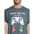 thumbnail image 4 of Games Calling Men's & Big Men's Graphic Tee with Short Sleeves, Sizes S-3XL, 4 of 5