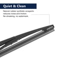 thumbnail image 3 of Unique Bargains Rear Windshield Wiper Blade Arm Set for Honda for Acura MDX 2007-2013 12inch 310mm Black, 3 of 6