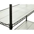 thumbnail image 4 of Hyper Tough Black Wire Shelf 4-Tier Heavy Duty 72"H x 48"W x 18"D, 2400lbs Total Capacity, 4 of 6