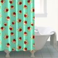 thumbnail image 4 of Pioneer Flower Floral Print Pattern Shower Curtain 72”x72", Bathroom Decorative Shower Curtain Set with 12 Hooks, Waterproof Washable, 4 of 6