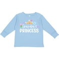 thumbnail image 3 of Inktastic Grandpa's Princess Crown and Flowers Girls Long Sleeve Toddler T-Shirt, 3 of 5