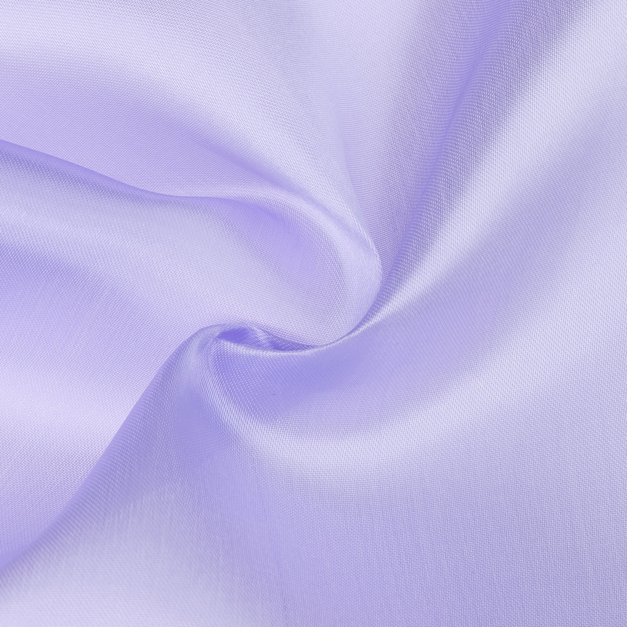 Unique Bargains Satin Silk Polyester Table Runners for Wedding Parties (10 Count) Light Purple 12"x108"