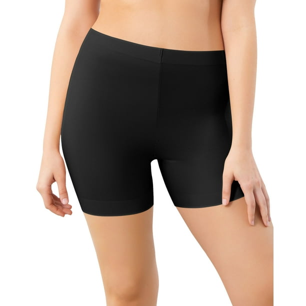 Maidenform Womens Girlshort With Cool Comfort 2-Pack, L, Black