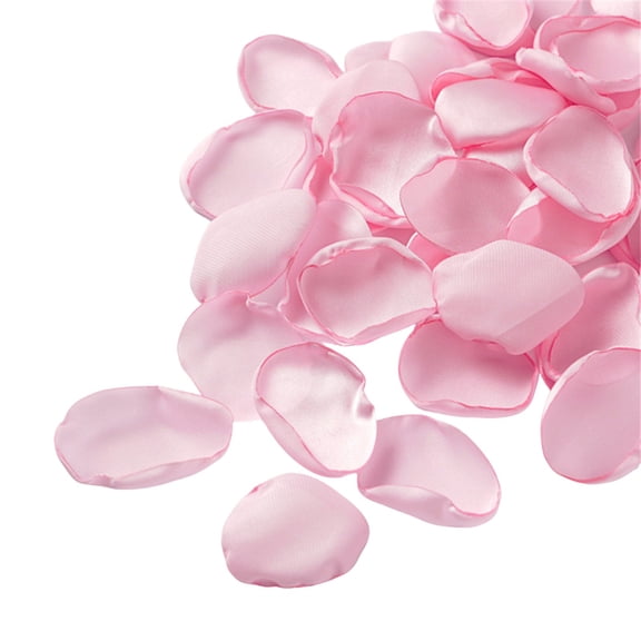 200 Pcs Artificial Rose Petals for Romantic Night Flower Silk Flower Petals for Wedding Aisle Scatter Table Centerpieces Decor, Confetti Party Favors Table Decoration, Multicolor(Pink,2x2")