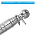 thumbnail image 5 of Uxcell Telescopic Handheld Flagpoles 4 Feet Portable Pole 6 Sections Orange, 5 of 6