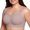 A3 Light Pink, variant on Koadzawe Women’s Wireless Bralette Seamless V Neck Bra with Adjustable Straps, Lightly Padded Comfort Support Crop Top for Everyday, Lounge, Sleepwear and Layering Green L