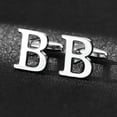 thumbnail image 4 of GKNET Wedding Cufflinks Groom Cufflinks 26 Letters Clothes Accessories Shirt Cuff Link-V, 4 of 9