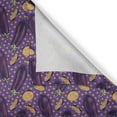 thumbnail image 5 of Ambesonne Eggplant Grommet Curtain, Retro Realistic Dotted, 50" x 84", Purple Orange, 5 of 6