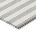 thumbnail image 4 of Addison Rugs Chantille Indoor/Outdoor Transitional Stripes Taupe Washable Rectangle Rug, 3' x 5', 4 of 6