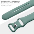 thumbnail image 2 of 6 Pack Bands Compatible With Apple Watch Band 44mm 42mm 45mm Women Men, Soft Silicone Waterproof Sport Strap Replacement Wristbands For Iwatch Series, 2 of 4
