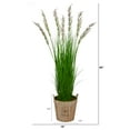 thumbnail image 2 of Nearly Natural 64" Wheat Grass Artificial Plant in Farmhouse Planter, Green, 2 of 4