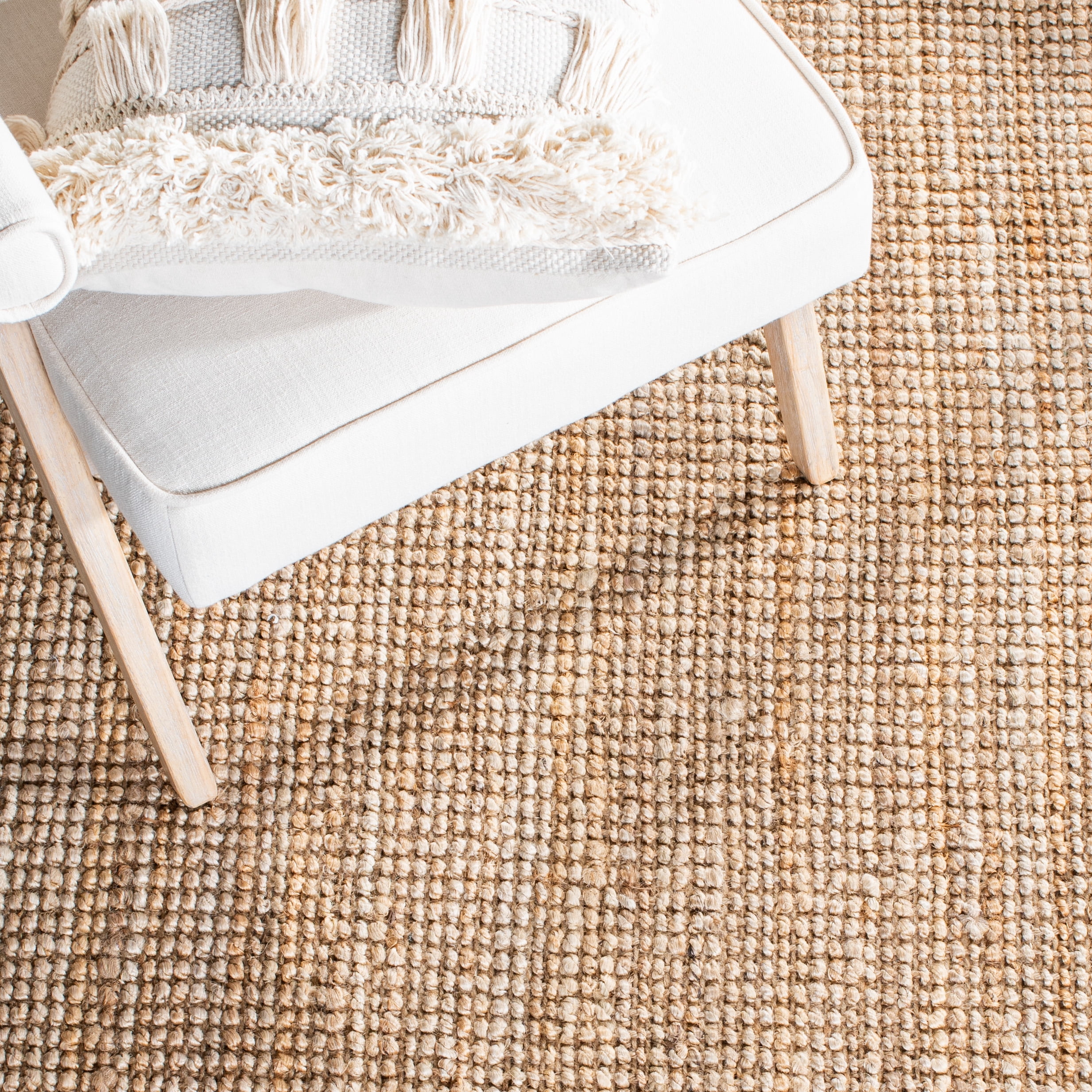 SAFAVIEH Natural Fiber Horatio Solid Area Rug, Natural, 10' x 14'