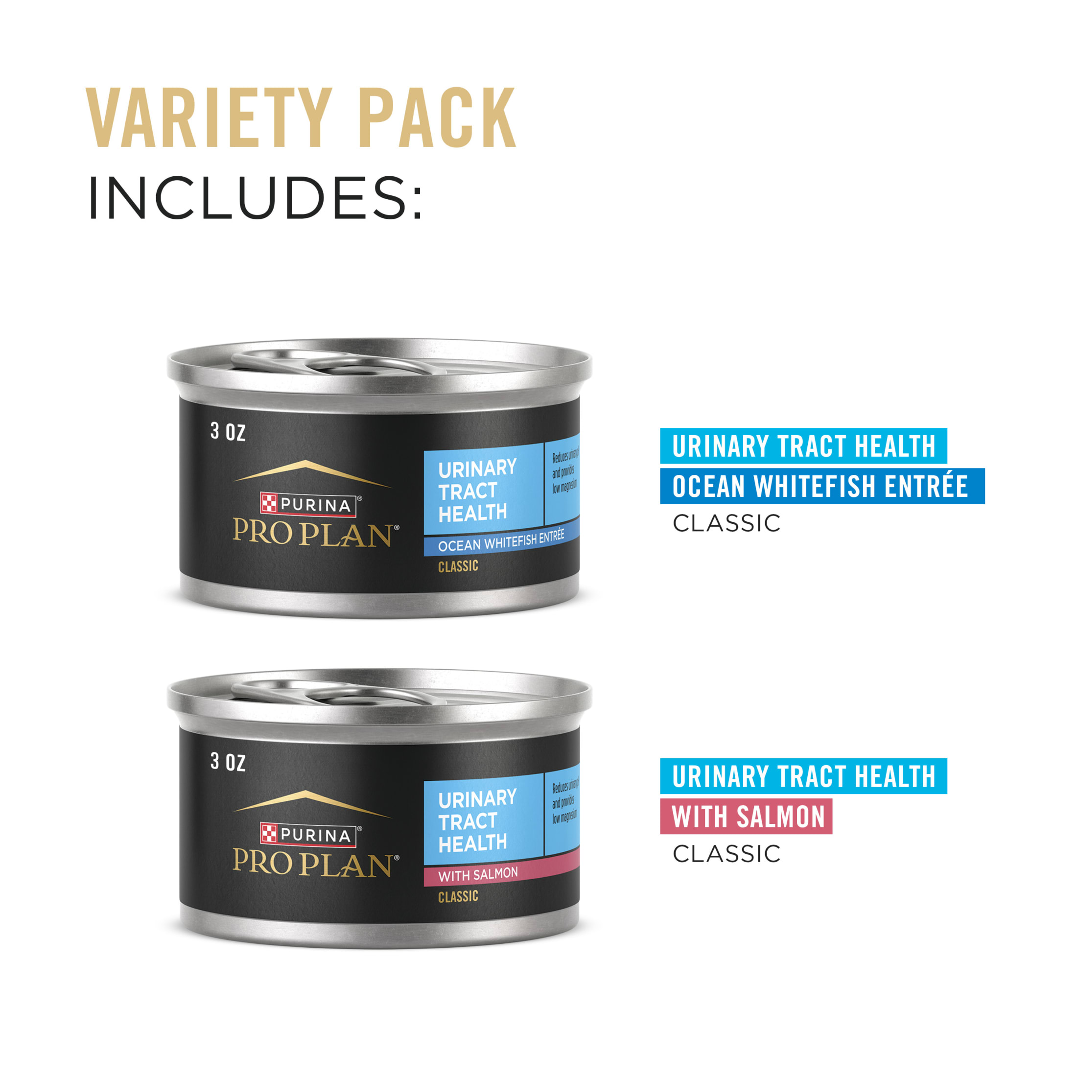 Purina Pro Plan Urinary Tract Health Ocean Whitefish & Salmon, 24 Cans photo 4