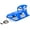 Blue, variant on ArcticThrill Snow Sled for Kids - SnowCruise Sledge - Toboggan with Pull Rope, Backrest and Safety Belt; Outdoor Plastic Winter Sleigh for Toddlers & Kids