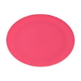 thumbnail image 7 of (4 pack) Mainstays - Fuchsia Pink Round Plastic Plate, Ribbed, 10.5 inch, 7 of 7