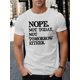 thumbnail image 1 of [Nope Not Today Print Tee] Casual Nope Not Today Print T Shirt - Short Sleeve Tees For Men - Summer, 1 of 5