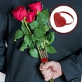 thumbnail image 4 of 8 Pcs Valentine's Day Napkin Ring Metal Holders Wedding Decorations for Tables Rose Gold Valentines Dining Heart Button, 4 of 6