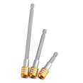 thumbnail image 1 of 1/4" Hex Shank Electric Screwdriver Bit Holder Extension Bar (Yellow), 1 of 2