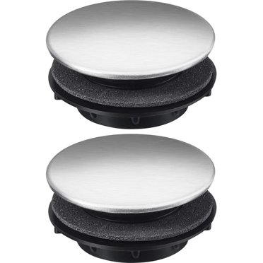 Goodhd 2 Pcs Bouchon de Vidange de Trou de Robinet d'Évier de Cuisine en Acier Inoxydable Couvercle de Bassin, 36mm