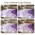 thumbnail image 7 of ODIKA 9'x12' Washable Area Rug Tie Dye Gothic Abstract Swirl Ombre Purple Galaxy Gradient for Dining Room, Basement, Large Office, Non-Slip Chair-Friendly, 7 of 7