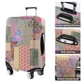 thumbnail image 5 of Pioneer Flower Floral Print Pattern Luggage Cover Fashion Suitcase Cover Baggage Covers Fit 25-28 Inch Luggage (Go Travel), 5 of 5