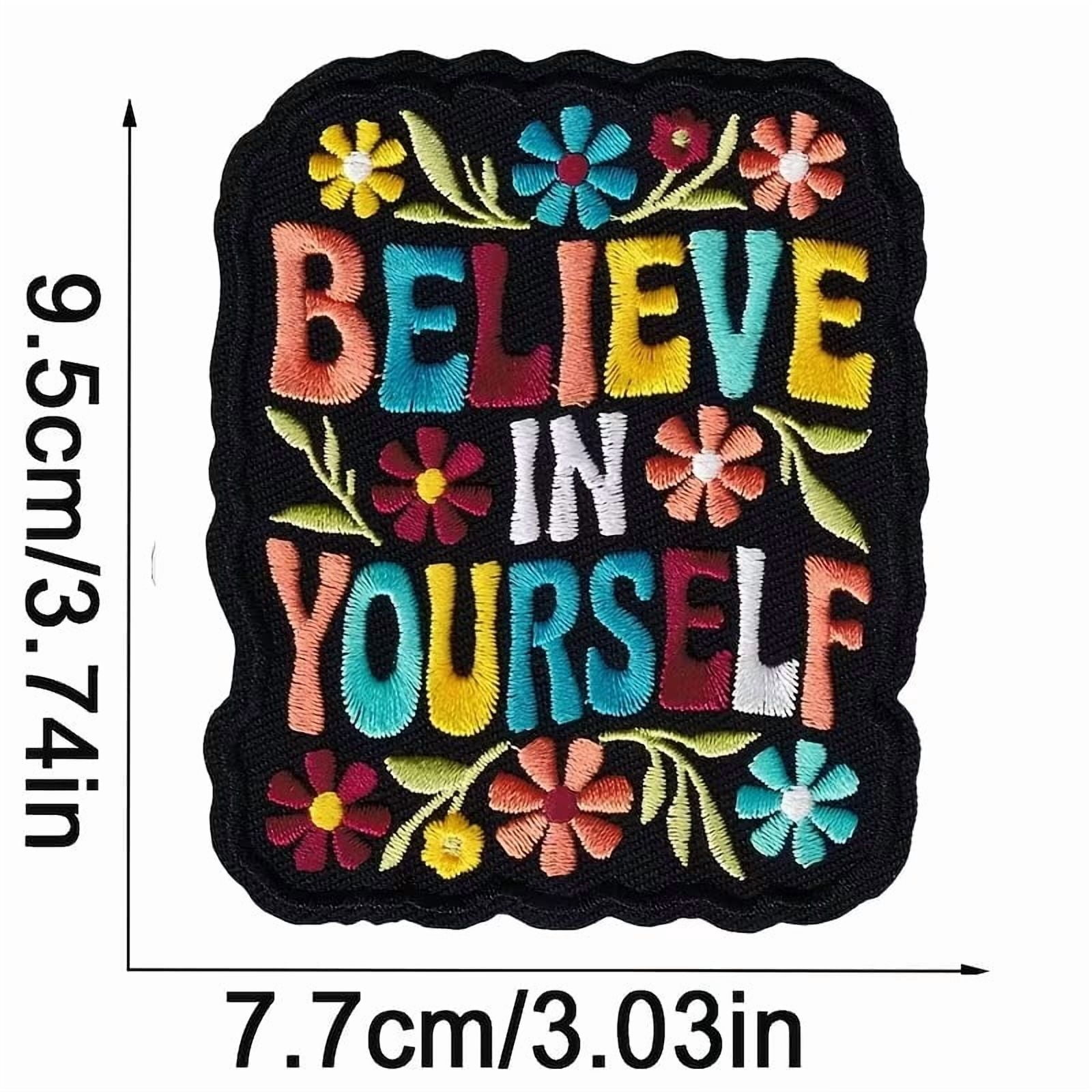 3 Pieces Durable Embroidered Patches - Reusable Hippie Rock Biker Ride Sew or Iron-On Badge Applique Set