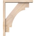 thumbnail image 3 of Ekena Millwork 3 1/2"W x 20"D x 24"H Merced Block Smooth Bracket w/ Offset Brace, Douglas Fir, 3 of 25