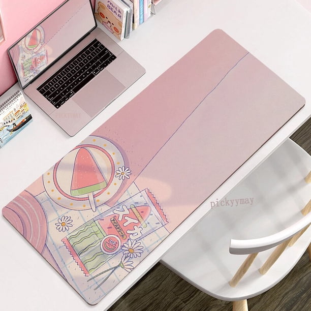 Alfombrillas de ratón bonitas para oficina, alfombrilla grande de goma para oficina, diseño de escritorio para regalo, 400x900 qiuyongming unisex