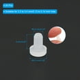 thumbnail image 2 of Uxcell T-Shaped Silicone Rubber Solid Plug for 3.3 to 3.4mm Hole White 24 Pieces, 2 of 6