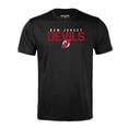 thumbnail image 2 of Men's Levelwear Black New Jersey Devils Richmond Carve T-Shirt, 2 of 3