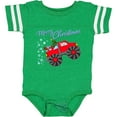 thumbnail image 3 of Inktastic Merry Christmas- Santa Drives a Monster Truck Boys or Girls Baby Bodysuit, 3 of 5