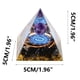 thumbnail image 3 of pstuiky Pirámides de cristal con piedras trituradas, adornos de resina para manualidades, decoración de bares, 5 cm, 3 of 4