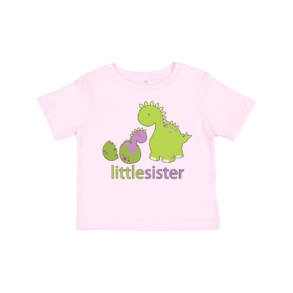 Inktastic Little Sister Purple Girls Toddler T-Shirt