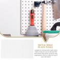 thumbnail image 3 of OUNONA Small Peg Board Iron White for Workshop and Garage Storage Solutions 1Pack, 3 of 8