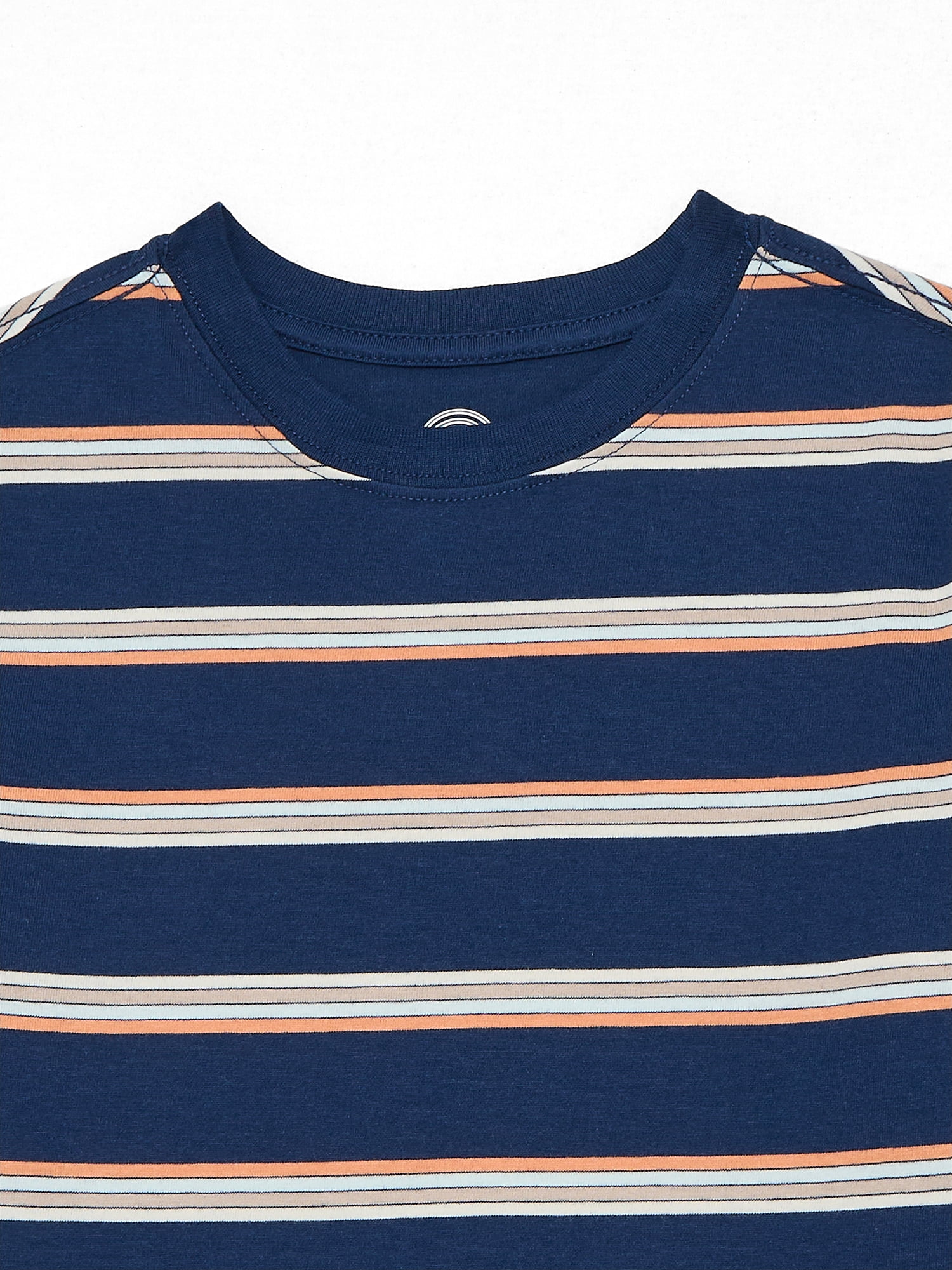 Wonder Nation Boys Short Sleeve Stripe T-Shirt, Sizes 4-18 & Husky
