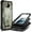Camouflage, variant on Nagebee Phone Case Compatible for Schok Volt SV55 (SV55216) with [Built-in Screen Protector] Full-Body Protective Shockproof Rugged Bumper Impact Resist Durable Cover Case (Marble Sapphire)
