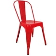 thumbnail image 1 of Silla Tolix Vintage De Metal Para Interior Exterior Comedor Minimalista rojo, 1 of 9