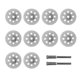 thumbnail image 1 of 10 Pack 22mm Perforated Mini Cutting Discs, Diamond, Cutting Discs, Ann Arbor Rods, 1 of 5