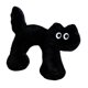 thumbnail image 2 of Juguete de peluche suave, decoración de animales, figurita, accesorios para fotos, cojín de peluche, almohada para sala de estar, sofá, recuerdo de , negro, 2 of 8