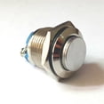thumbnail image 2 of 5 Piezas 16 Mm Botón Pulsador Momentáneo de Metal Interruptor de Encendido Apagado Pestillo P67 de Cobre Cola Interruptor de botón metálico, 2 of 8