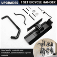 thumbnail image 4 of TOP! Bicycle Hanger Bike Pulley System Roof Road Storage Fixed Hanging Hook, 4 of 4