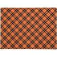 thumbnail image 3 of Halloween Decorations - Black and Orange Plaid Tablecloth Rectangular - Halloween Party Decorations Favors Supplies - Washable Table Cloth Cover for Dinner Decor 60" X 84", 3 of 6