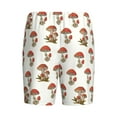 thumbnail image 5 of Easygdp Mushroom Men's Short Pajama Pants, Sleep Shorts, Household Pants, Casual Pants with Pockets - Small, 5 of 9